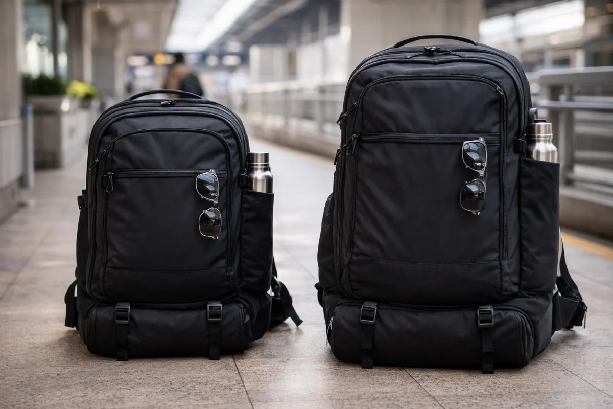 യാത്രയ്‌ക്കായി 30L vs 40L ബാക്ക്‌പാക്ക് വലുപ്പ താരതമ്യം