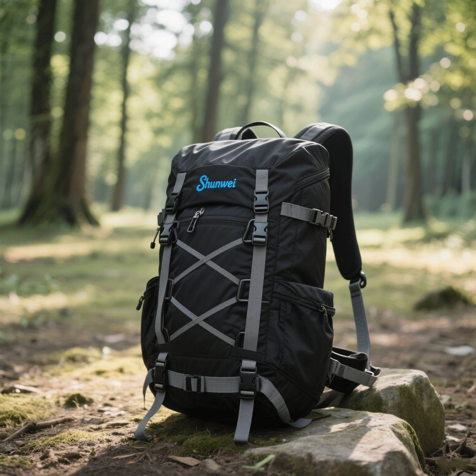 40L Black Cool Trekking Bag