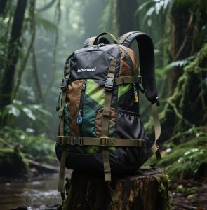 Jungle exploration hiking backpack