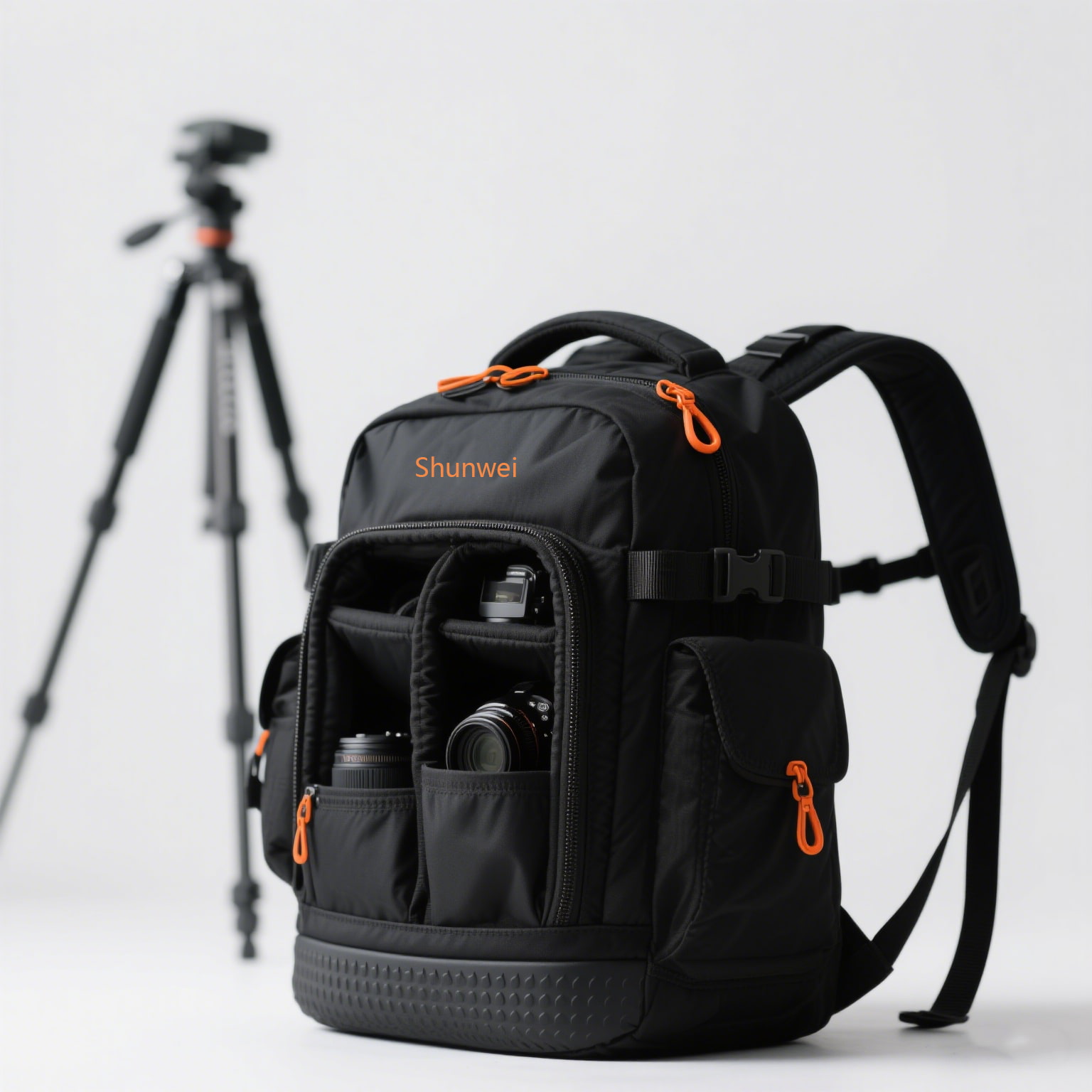 Large-capacity photography storage backpack