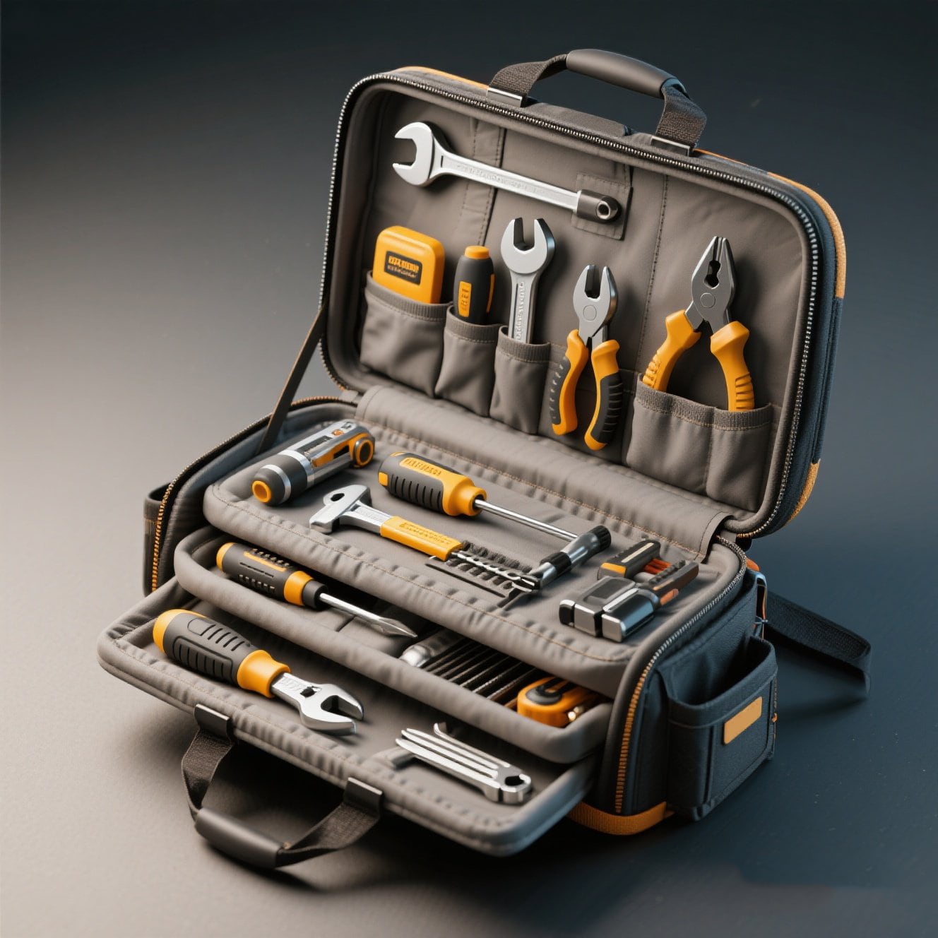 Portable multi-layer storage bag