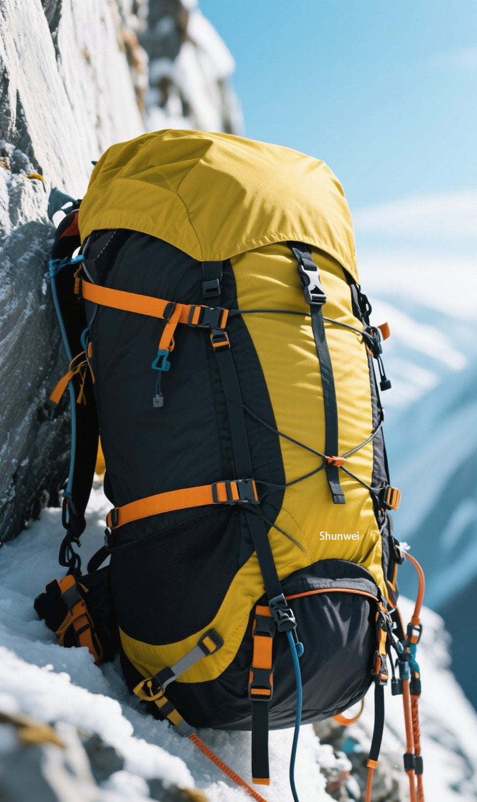 Short-distance rock climbing bag