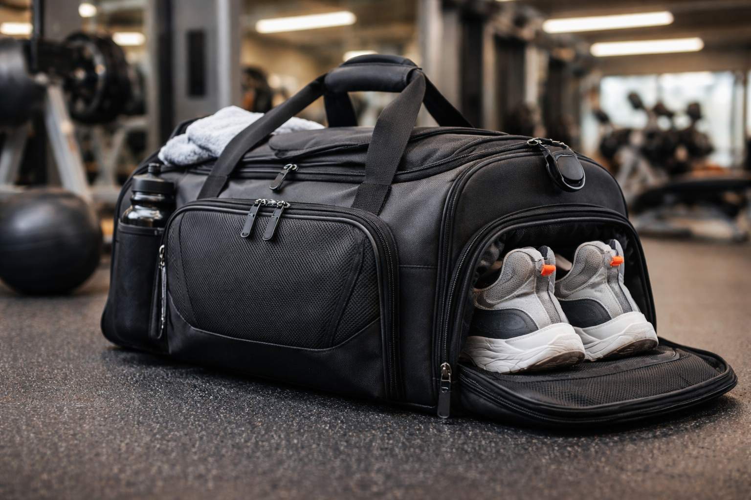 Gym sacculum separatum calceamentum cellula pro cotidiana exercitatione et gymnasium workouts