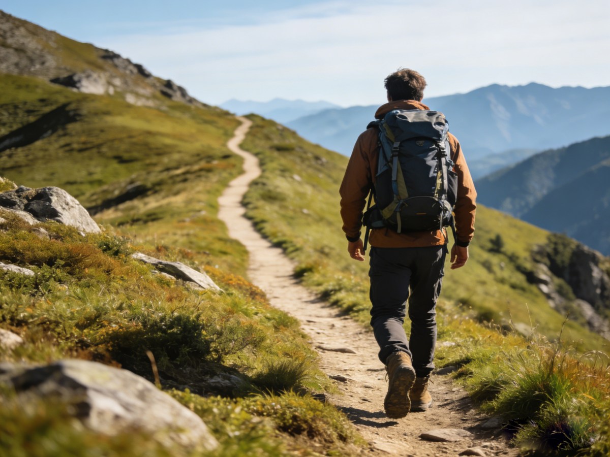 mkoba wa kisasa wa kupanda mteremko unaoonyesha kufaa kwa usahihi, uhamishaji wa mizigo uliosawazishwa, na harakati bora za njia ya masafa marefu