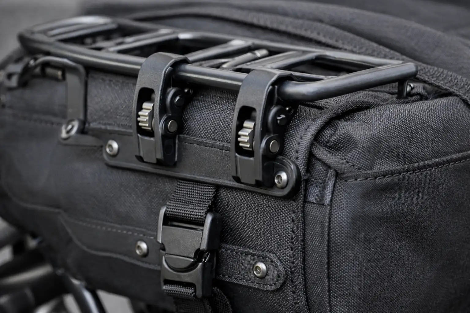 Reinforced mounting and high-stress construction detail for durable OEM bicycle bags