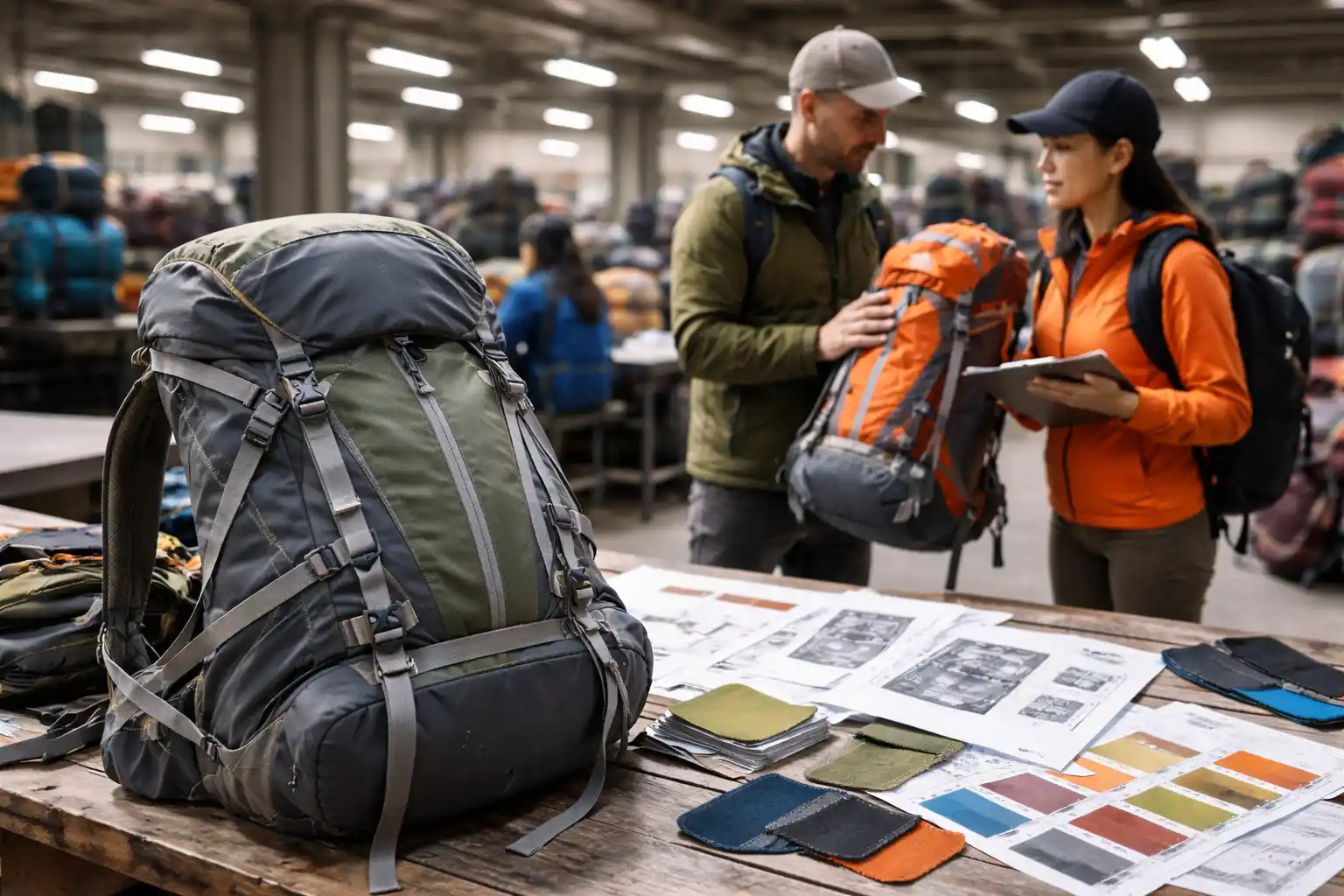 Tokorua nga tohunga e arotake ana i te kounga o te OEM peketua hikoi i roto i te wheketere, e tirotiro ana i nga rawa me te hanga mo te hanga nui.